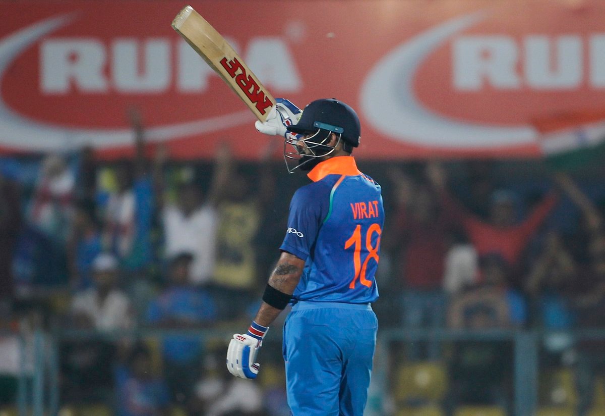 It was the 22nd ton for Kohli while chasing, 14th as a skipper, 15th at home and, 5th against West Indies which is the most number of tons slammed by any Indian batsmen