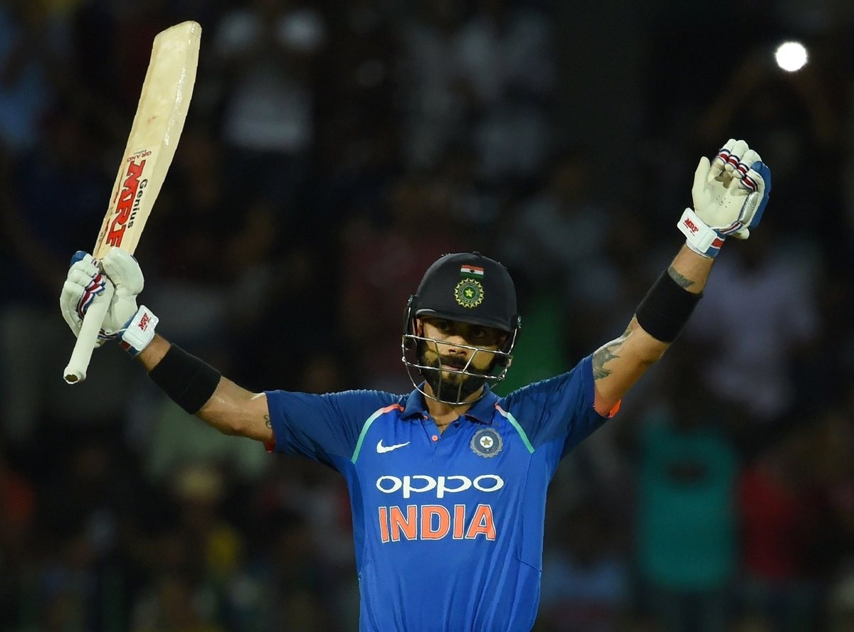 Kohli became the fastest batsman to get to 36 centuries in ODI cricket. He reached this feat in the 204th inning of his career
