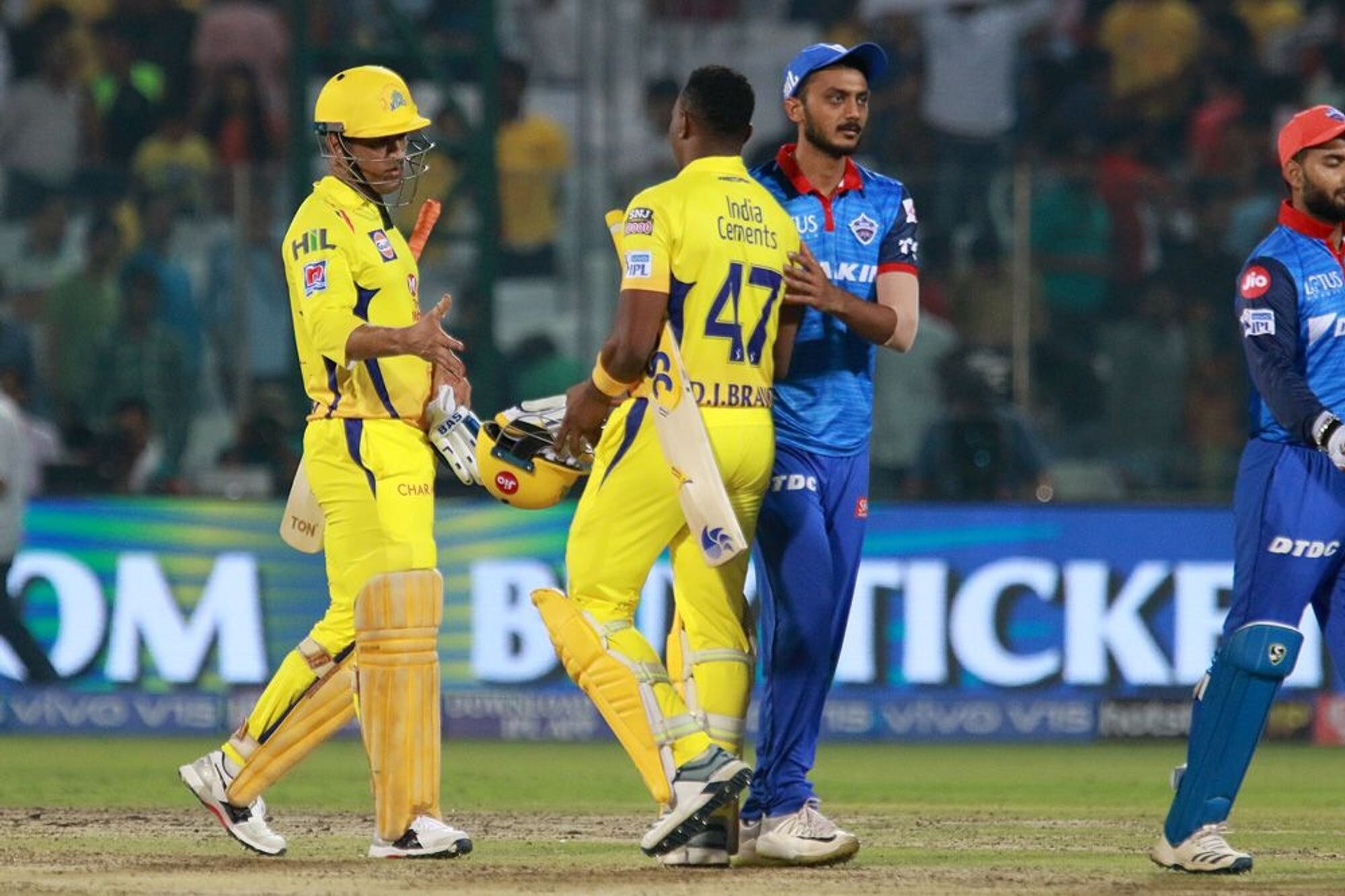 Later skipper MS Dhoni took the game closer to victory with a massive sixth in the penultimate over