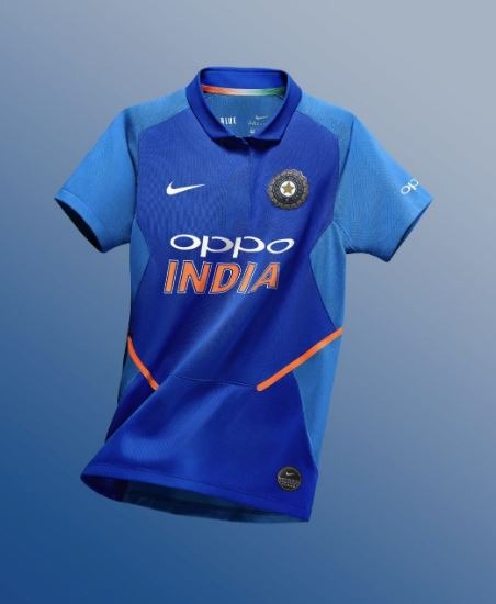 indian cricket team current jersey