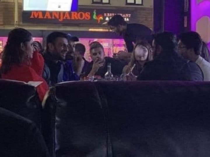 Fans were furious after some fans released photos of players like Shoaib Malik, Imad Wasim and Wahab Riaz partying till late night on the eve of the game with Malik's wife Sania Mirza giving them company.