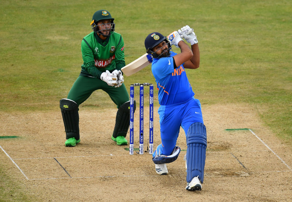 With his 4th World Cup ton, Rohit equalled Sangakkara’s record of most centuries in a single edition of ICC World Cup