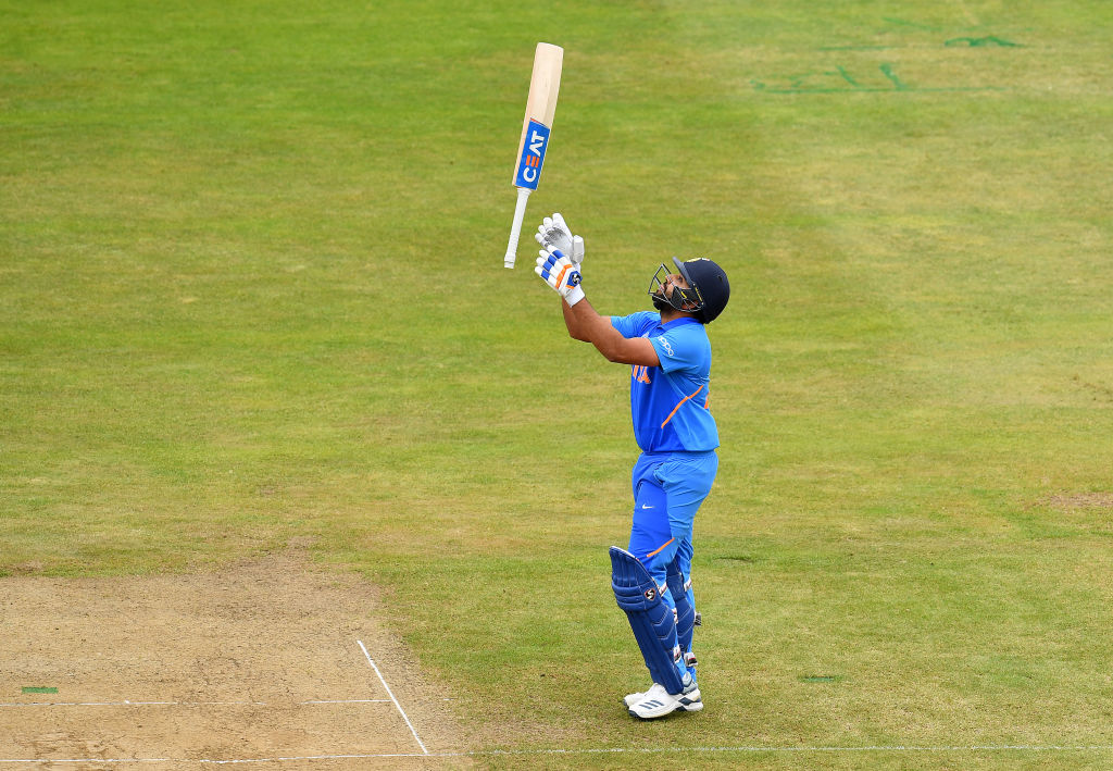 Indian vice-captain Rohit Sharma showered sixes and fours at Edgbaston on Tuesday as he took the field against Bangladesh
