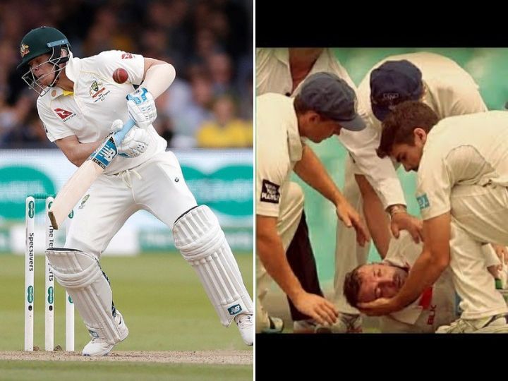 ashes 2019 blow from jofra archer reminded smith of phil hughes tragedy Ashes 2019: Blow from Jofra Archer Reminded Smith Of Phil Hughes Tragedy