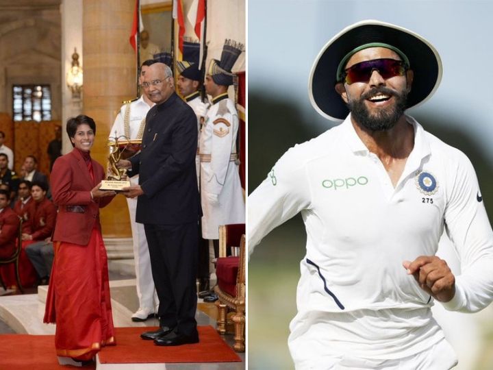 bcci congratulates ravindra jadeja poonam yadav on arjuna honour BCCI Congratulates Ravindra Jadeja, Poonam Yadav On Arjuna Honour