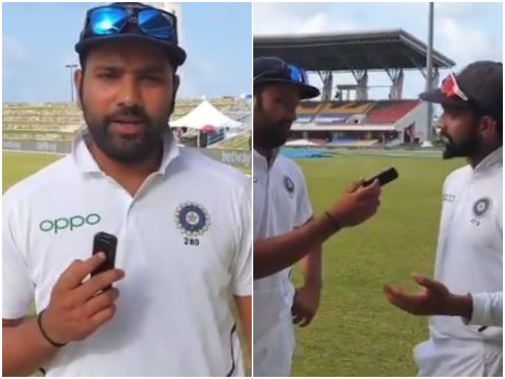 WATCH: Rohit Interviews Antigua Heroes Bumrah & Rahane