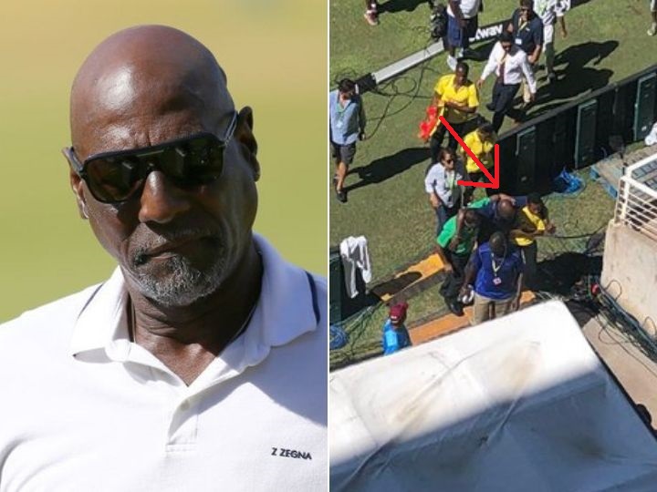 ind vs wi 2nd test vivian richards falls ill during pre game show taken to hospital IND vs WI, 2nd Test: Vivian Richards Falls Ill During Pre-Game Show, Taken To Hospital