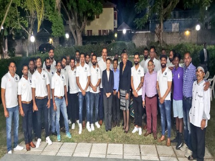 virat kohli led team india support staff attend official team dinner at indian high commissioners residence in jamaica Team India, Support Staff Attend Official Dinner at Indian High Commissioner's Residence In Jamaica