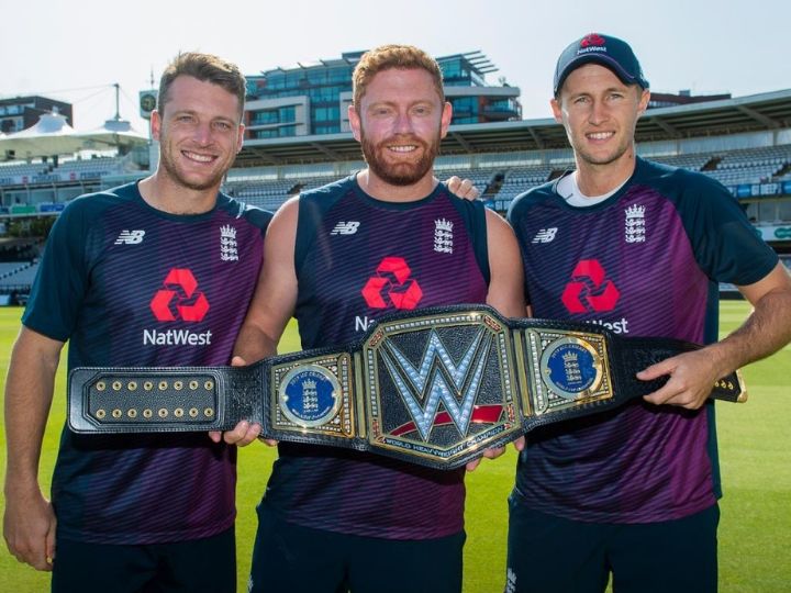 world champions england receive wwe championship belt World Champions England Receive WWE Championship Belt