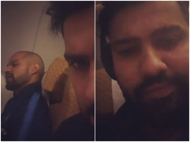 watch rohit sharma shares shikhar dhawans secret video WATCH: Rohit Sharma Shares Shikhar Dhawan's 'Secret Video'