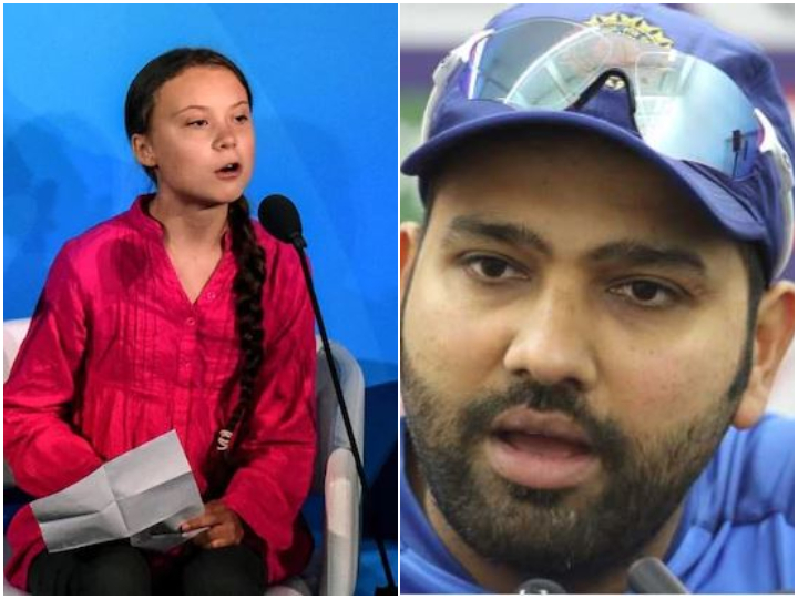 youre an inspiration rohit sharma lauds climate activist greata thunberg 'You're An Inspiration': Rohit Sharma Lauds Climate Activist Greta Thunberg