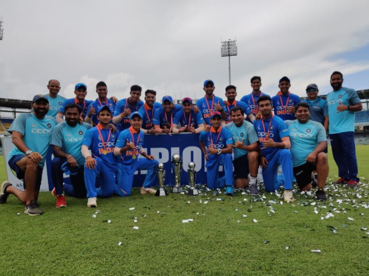 U-19 Asia Cup Final: India Edge Bangladesh By 5 runs To Clinch Title For 7th Time