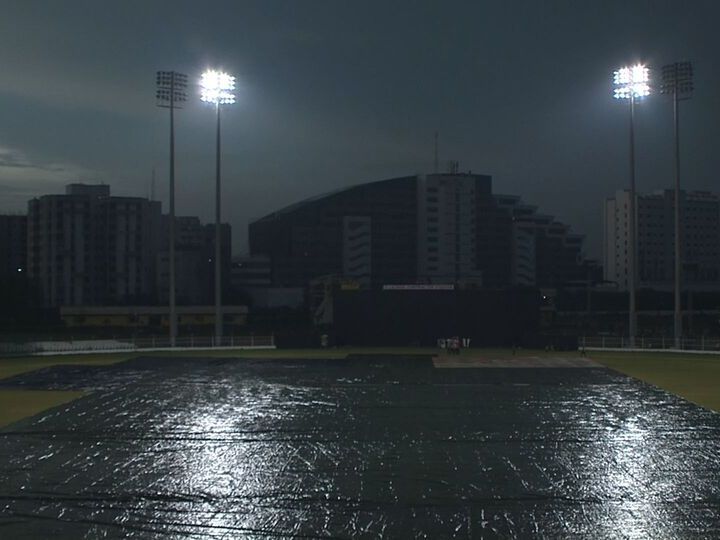 indw vs saw 2nd t20i match abandoned due to heavy rain in surat INDW vs SAW, 2nd T20I: Match Abandoned Due To Heavy Rain in Surat