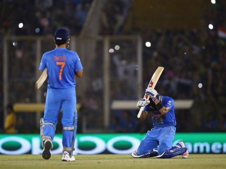 virat kohli recalls wt20 2016 when dhoni made him run like a fitness test Virat Kohli Recalls WT20 2016 Match When Dhoni Made Him 'Run Like A Fitness Test'