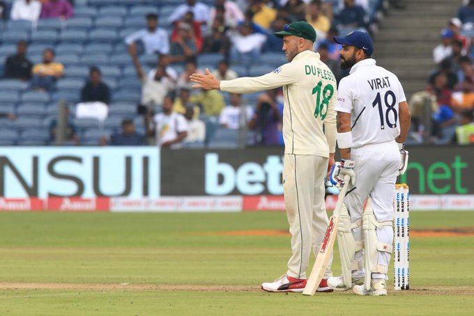 On course to his century-knock against South Africa in Pune Test, the 30-year-old also went past former cricketer Dilip Vengasarkar in the run-scoring charts. Vengasarkar had 6,868 Test runs to his credit.