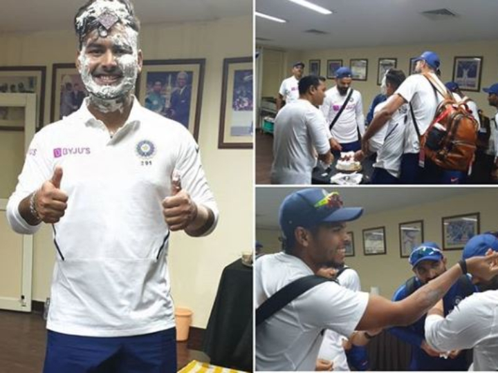 rishabh pants birthday celebration pictures gets viral on social media Rishabh Pant's Birthday Celebration Pictures Gets Viral On Social Media