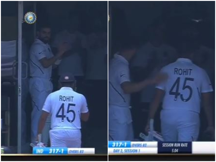 watch virat kohlis heartfelt gesture for hitman rohit sharma WATCH: Virat Kohli's 'Heartfelt Gesture' For HITMAN Rohit Sharma