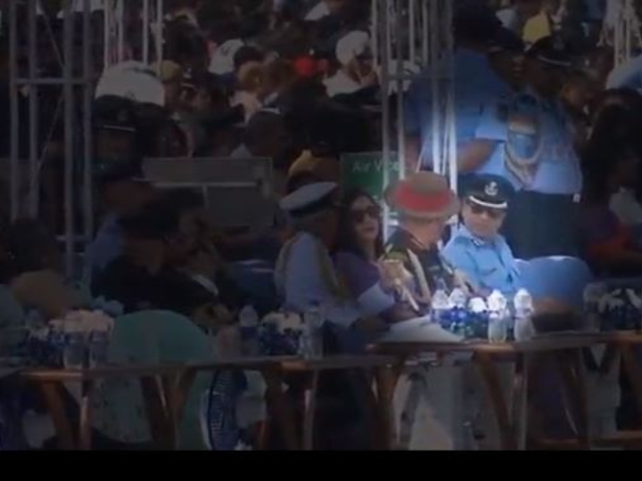 Sachin Tendulkar Attends 87th Indian Air Force Day Celebrations