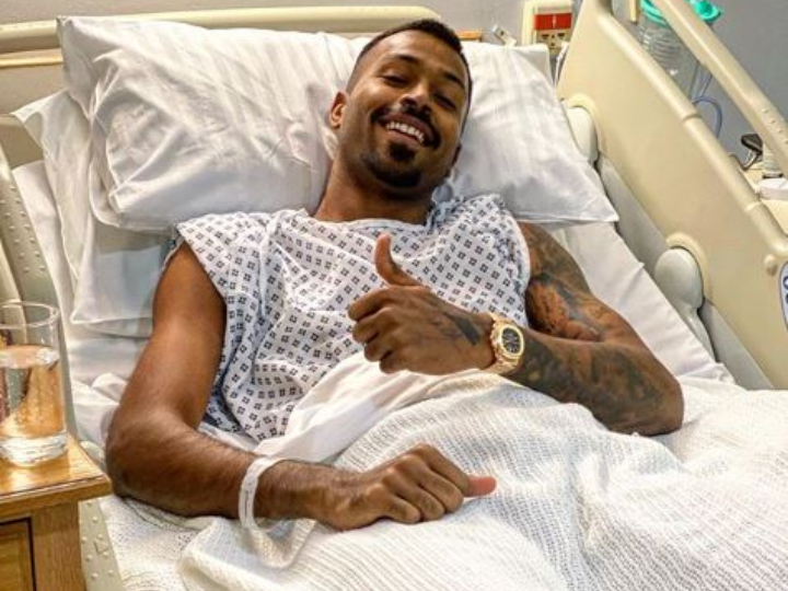 hardik pandya undergoes successful back surgery in london Hardik Pandya Undergoes 'Successful' Back Surgery In London