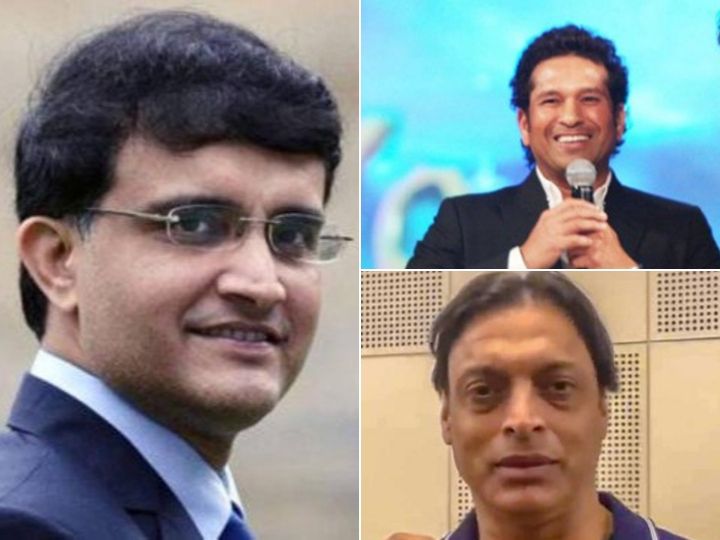 sachin tendulkar shoaib akhtar give best wishes to sourav ganguly Sachin Tendulkar, Shoaib Akhtar Give Best Wishes To Sourav Ganguly