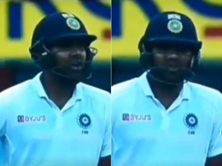 watch rohit shouted not now while batting on 95 as rain threat loomed WATCH: Rohit Shouted 'Not Now' While Batting on 95 As Rain Threat Loomed