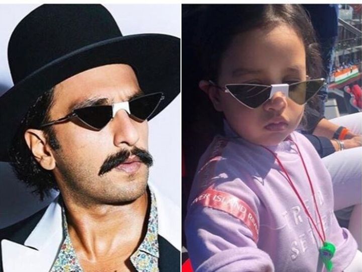 when dhonis daughter ziva saw ranveer singh wearing same glasses When Dhoni's Daughter Ziva Saw Ranveer Singh Wearing Same Glasses