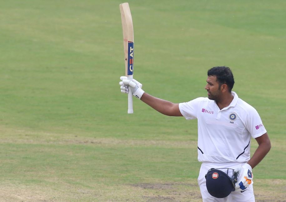 Rohit Sharma Becomes 1st Indian Batsman To Complete Double-Ton With A Six In Test Cricket