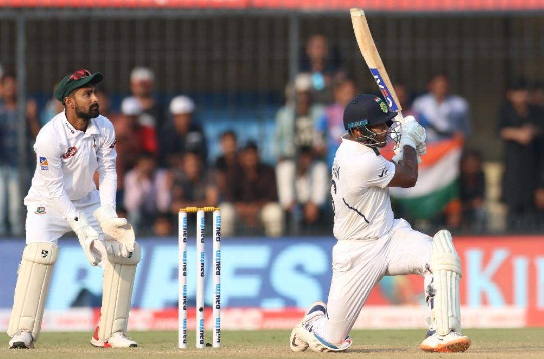 Mayank started the day on 37 and ended up scoring 243 runs. His innings was laced with 28 fours and 8 sixes