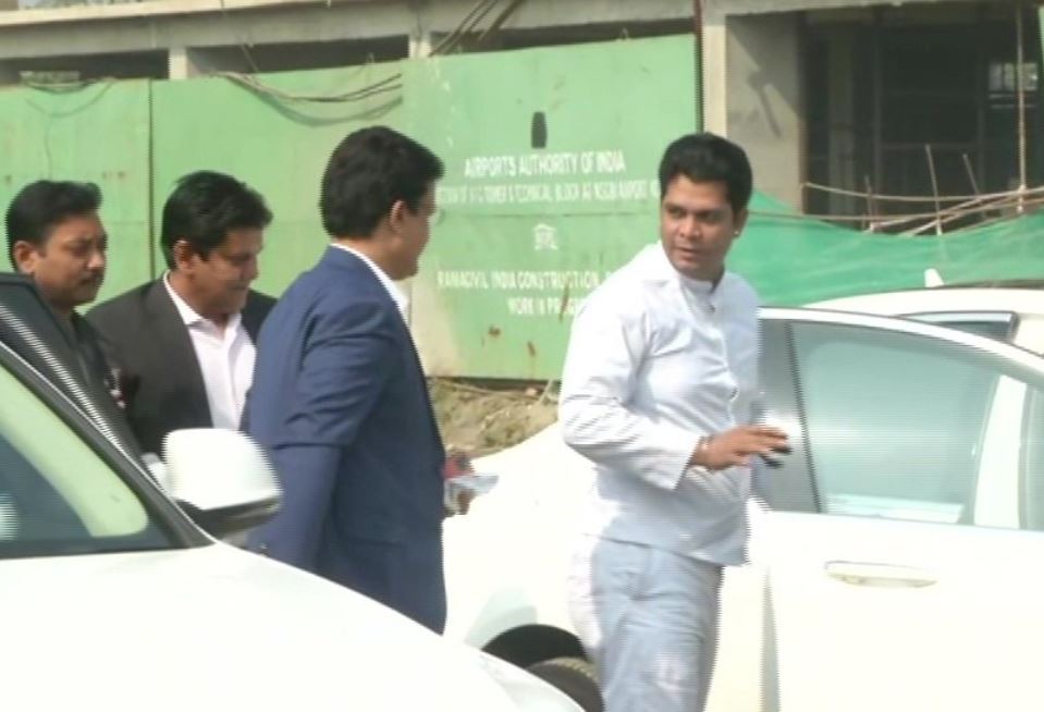 BCCI & Cricket Association of Bengal (CAB) President Sourav Ganguly arrived at the Netaji Subash Chadra Bose Airport in Kolkata to receive the dignitaries