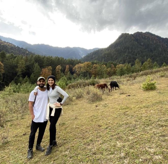 Anushka has been sharing the glimpses from the place of their visit on her social media handle