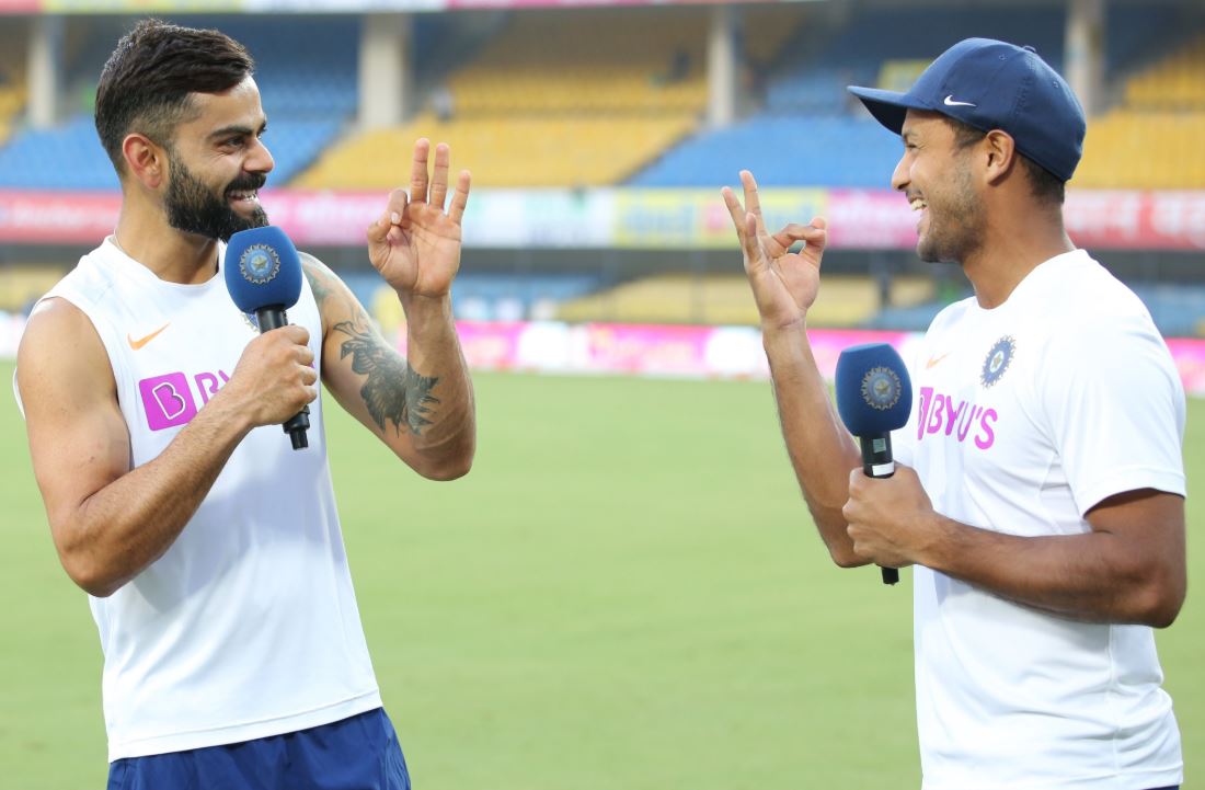 Mayank is now the only player in the history of the game to take fewer innings to score his second double century