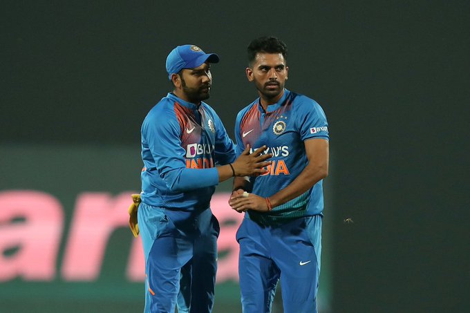 Chahar took his maiden five wicket haul in T20 internationals and became the fourth Indian behind Bhuvneshwar Kumar, Yuzvendra Chahal and Kuldeep Yadav to achieve the feat