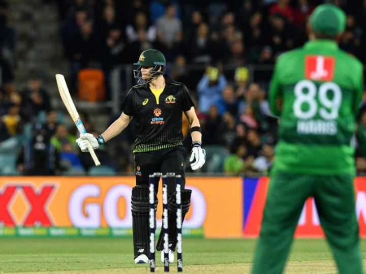 aus vs pak 2nd t20i steve smiths unbeaten 80 leads australia to 7 wicket vs pakistan AUS vs PAK, 2nd T20I: Steve Smith's Unbeaten 80 Leads Australia To 7-Wicket Win Vs Pakistan