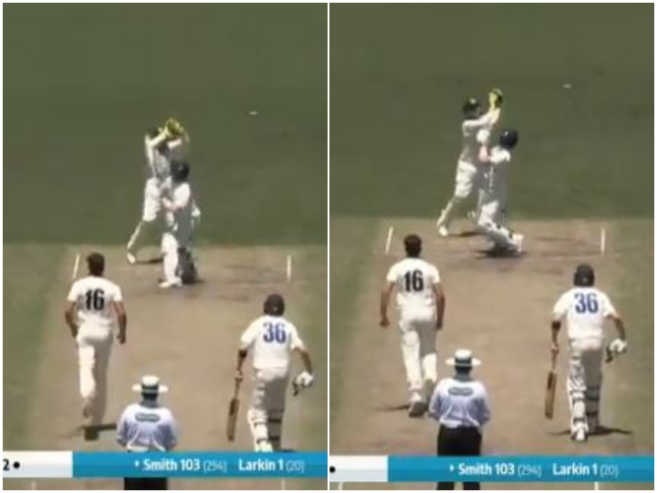 watch umpiring howler brings an end to steve smiths slowest 1st class ton WATCH: Umpiring Howler Brings An End To Steve Smith's Slowest 1st-Class Ton