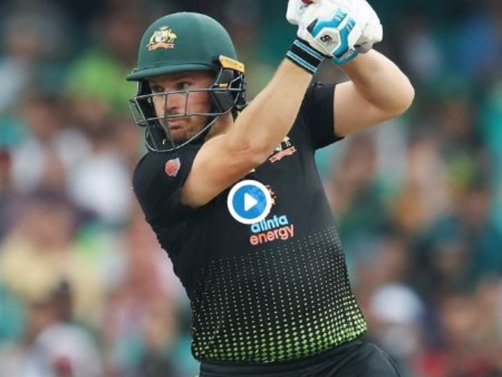 WATCH: Aussie Skipper Finch Smacks Mohammad Irfan For 26 Runs Off 1 Over