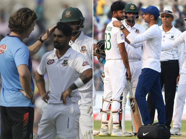 ind vs ban 2nd test pm hasina checks on liton nayeem after helmet blows IND vs BAN, 2nd Test: PM Hasina Checks On Liton, Nayeem After Helmet Blows