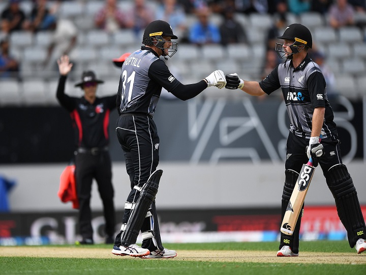 NZ vs ENG, 5th T20I: Guptill-Munro Six Hitting Fest Helps Kiwis Set Imposing 147-Target In Rain Reduced Game