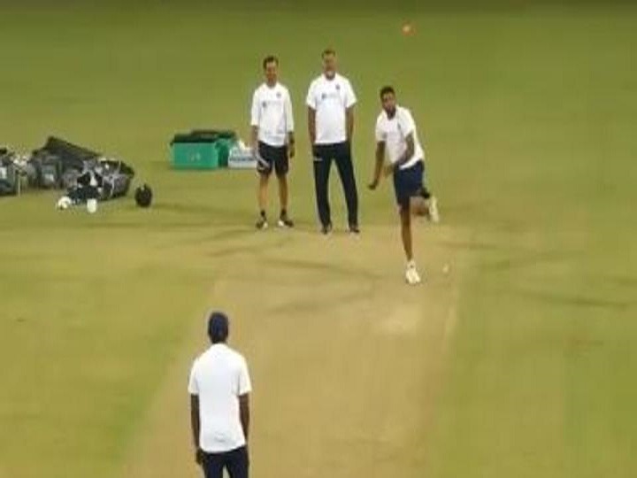 ind vs ban ashwin tries to emulate jayasuriyas bowling action during net practice IND vs BAN: Ashwin Tries To Emulate Jayasuriya's Bowling Action During Net Practice | WATCH