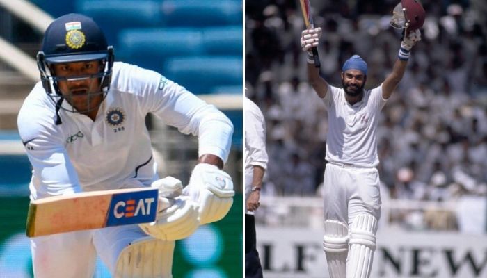 Sidhu tonked 8 sixes in his innings of 124 against Sri Lanka in 1994, a record he now shares with Mayank