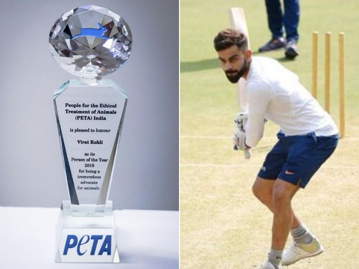 virat kohli named peta indias 2019 person of the year Virat Kohli Named PETA India's 2019 Person of the Year