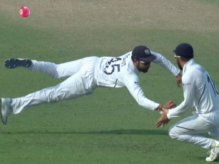 watch rohit sharma defies gravity to take a stunner at slip cordon WATCH: Rohit Sharma Defies Gravity To Take A Stunner At Slip Cordon
