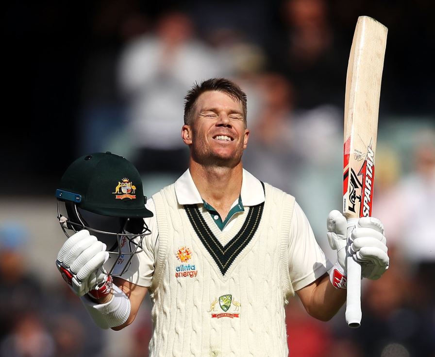 Warner was involved in a 361-run stand with Marnus Labuschagne. He then put up a 121 run partnership with Steve Smith