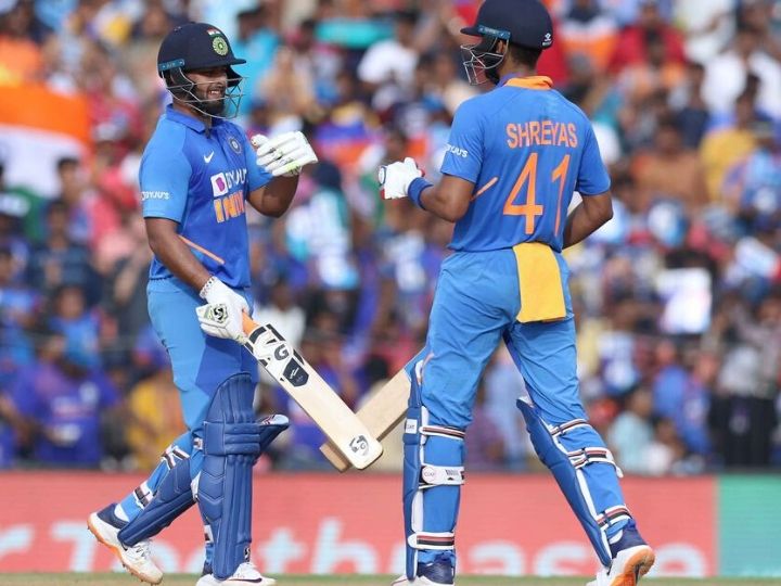 ind vs wi 1st odi iyer pant fifties guide india to 288 8 IND vs WI, 1st ODI: Iyer, Pant Fifties Guide India To 288/8