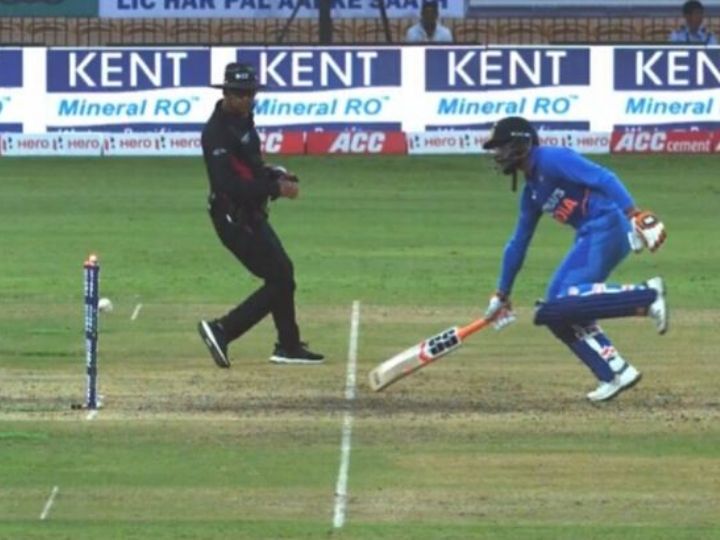 ind vs wi 1st odi not outsider but 3rd umpire prompted review in jadeja run out IND vs WI, 1st ODI: Not Outsiders But 3rd Umpire Prompted Review In Jadeja Run-Out