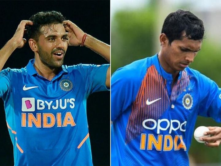 ind vs wi 3rd odi navdeep saini replaces injured deepak chahar IND vs WI, 3rd ODI: Navdeep Saini Replaces Injured Deepak Chahar