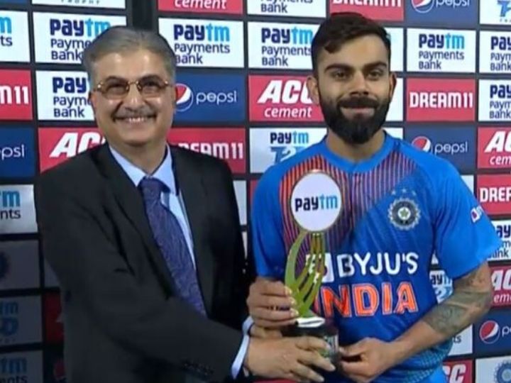 king kohli adds another feather to cap with 12th mom award IND vs WI, 1st T20I: King Kohli adds another feather to cap with 12th MoM award