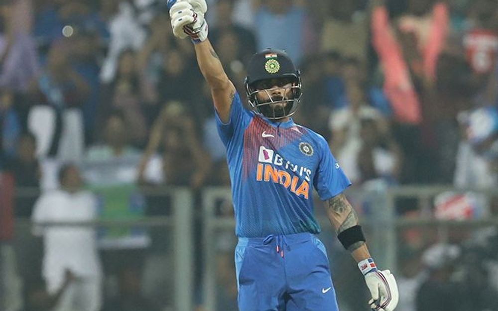 Before this match, Kohli just needed six runs to achieve the feat of scoring 1,000 runs on home soil in the shortest format