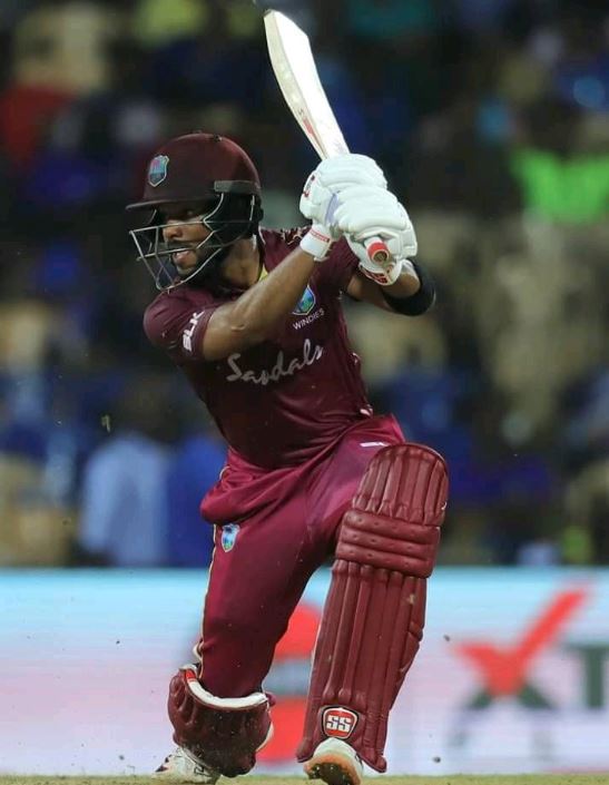 Hope managed to score 42 runs in the final ODI with the help of five fours. He was finally sent back to the pavilion by Mohammed Shami in the 20th over of the innings