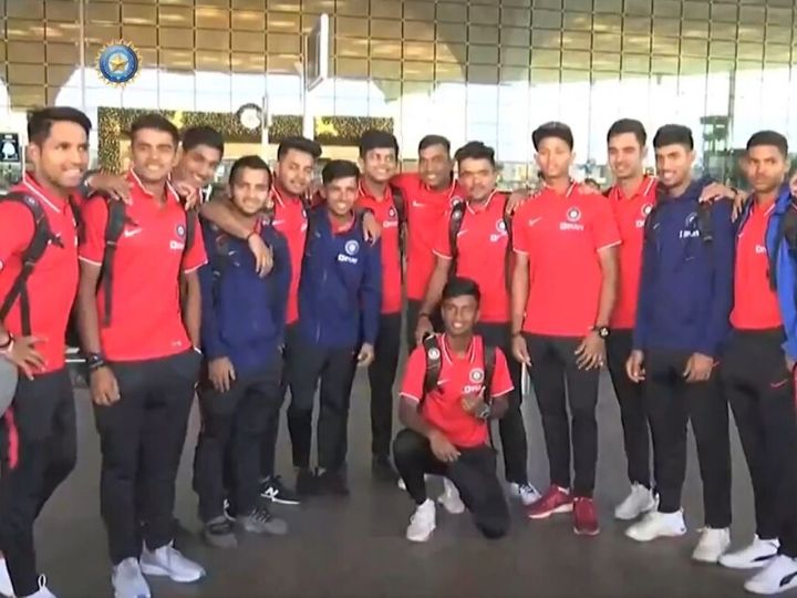 U 19 World Cup Defending Champion Team India Leave For South Africa