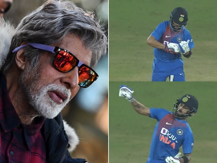 virat ko mat chhed writes bachchan after kohlis notebook celebration watch 'Virat Ko Mat Chhed' Writes Bachchan After Kohli's Notebook Celebration | WATCH